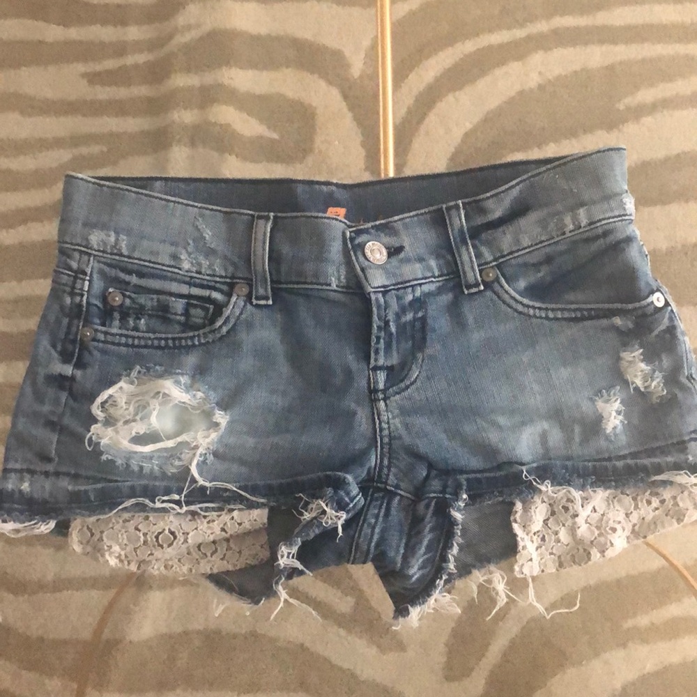 7 for all man kind shorts